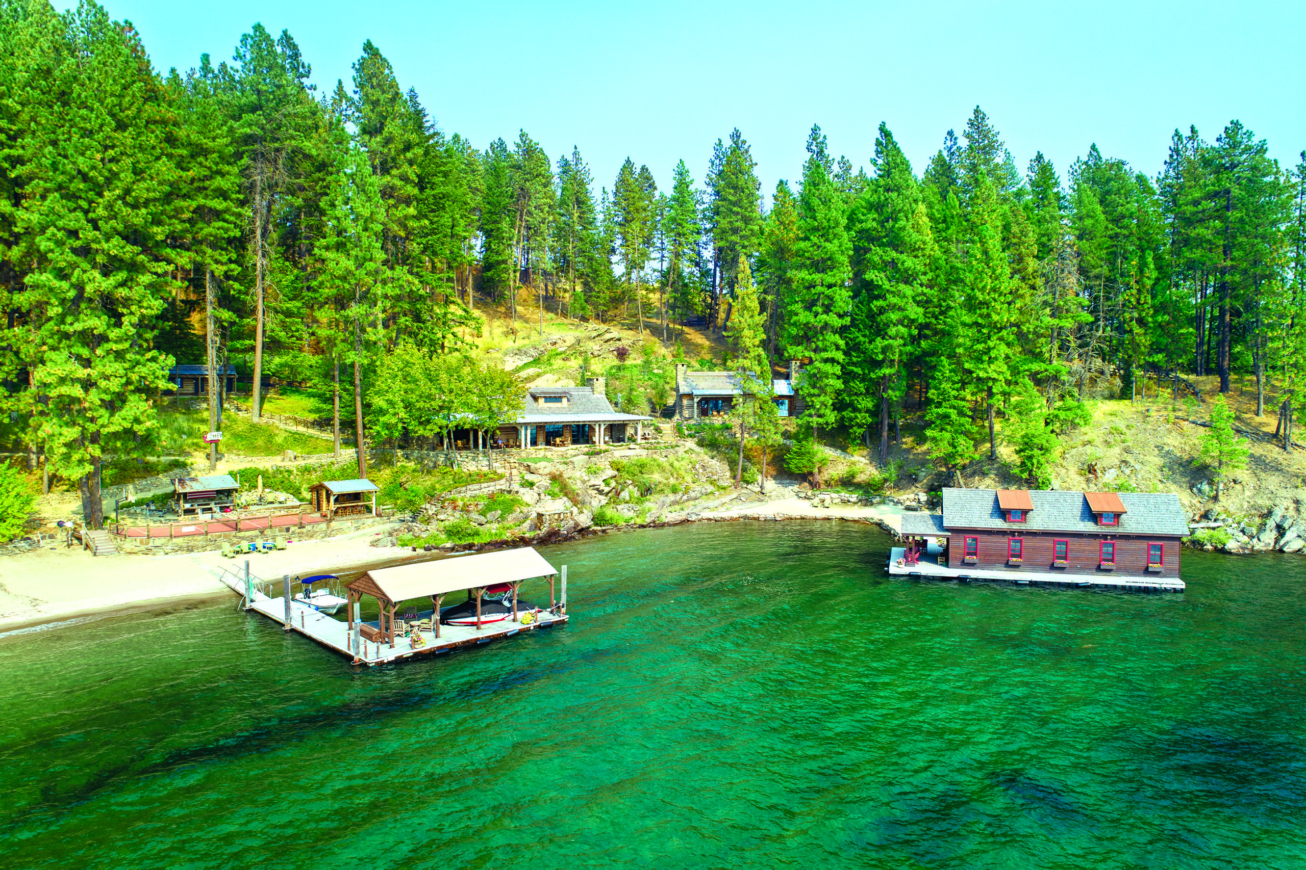 The homeowner wanted to respect the nostalgia associated with the old canoe camp’s cabins and recreational buildings that evolved over time. | Photo: Mike McCall
